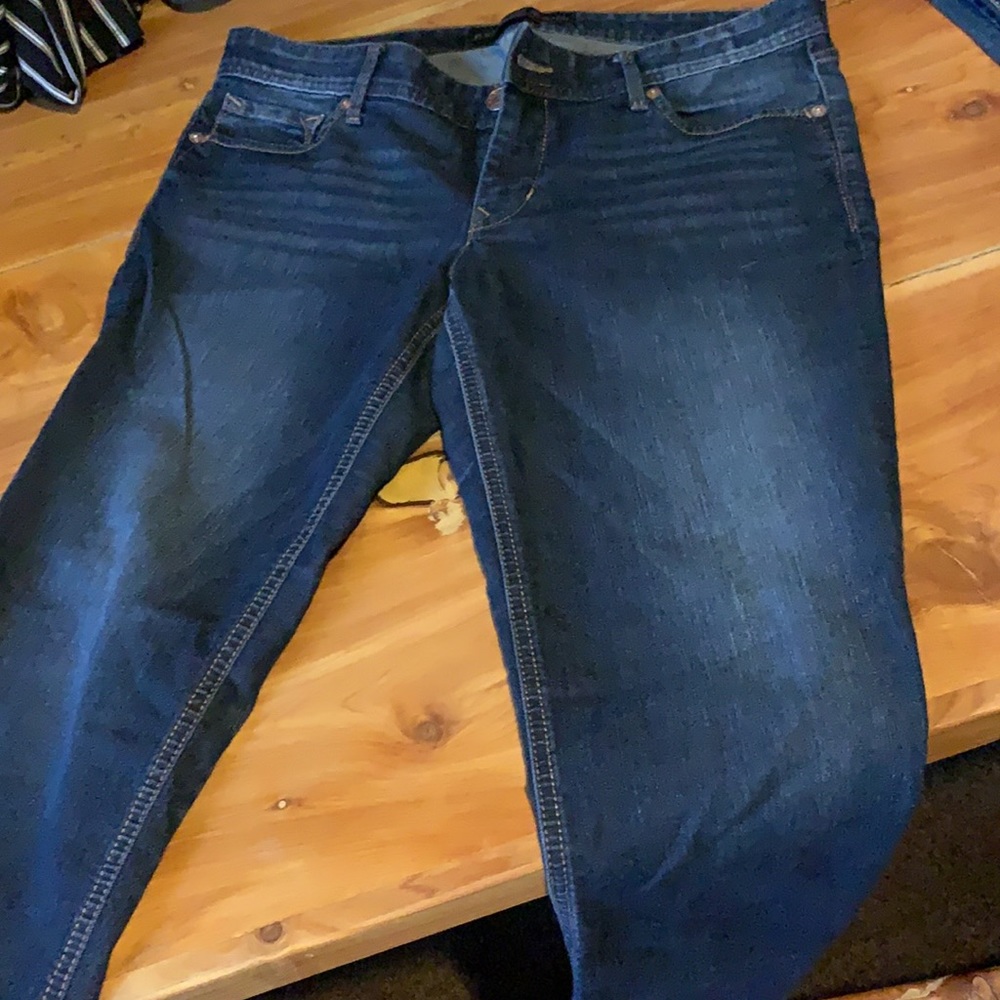 Express cropped skinny low rise size 10 regular jeans - Picture 3 of 6